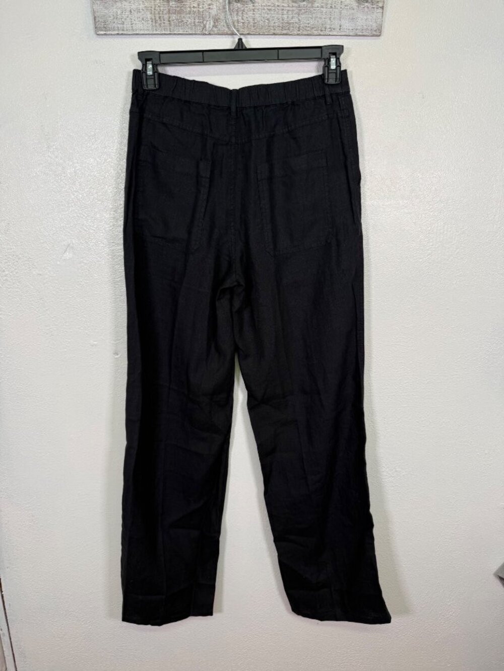 Madewell The Tall Zoe Relaxed Straight Pant 100% Linen Tall Summer Staple Sz6 - Picture 4 of 16